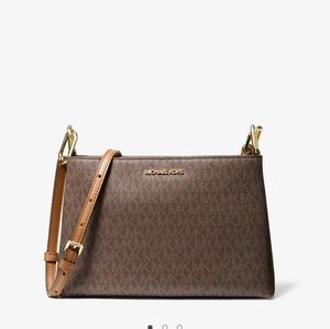 MICHAEL KORS TRISHA Medium Logo Crossbody bag ( NWT)